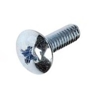 1112105040 M 5-0.8 x 40   Philips Truss Machine Screw, Steel Zinc  JIS B 1111