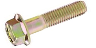 1189206030 M 6-1.0 x 30  Hex Head Flange Bolt Small Head, Type 2, Class 10.9 Zinc Yellow.  JIS B 1189
