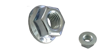 1190104001 M 4-0.7 Hex Flange Nut, Class 8, Non Serrated, Zinc JIS B 1190