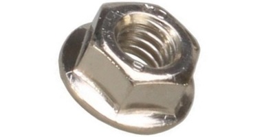 1190406100 M 6-1.0 Hex Flange Nut, Class 8, Non Serrated, Nickel.  JIS B 1190