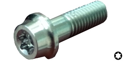 5389408026 M 8-1.25 x 26  Torx Flange Screw, Class 10.9 Chrome
