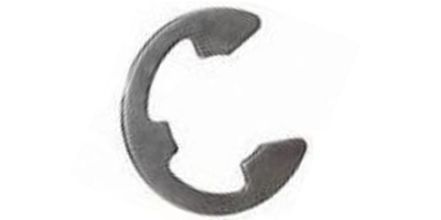 6799004001 M 4 E-Ring Circular Clip, Steel Plain.  DIN 6799