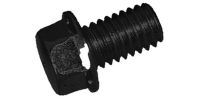 6999306025-1 M 6-1.0 x 25  Hex Flange Bolt Small Head, Class 10.9 Everlube 6108 Black.