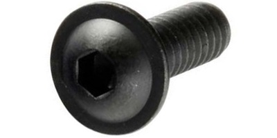 73800F05020 M 5-0.8 x 20  Button Socket Head Cap Screw with Flange, Class 10.9 Plain.  ISO 7380-2