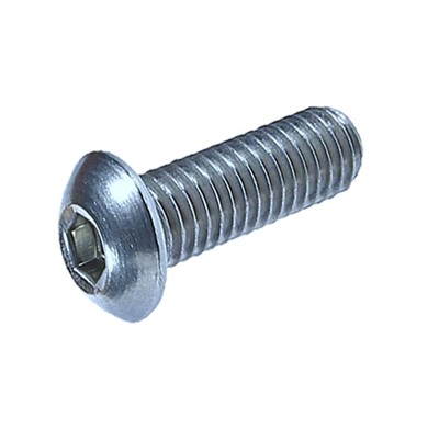 7380106080-1 M 6-1.0 x 80  Button Socket Head Cap Screw, Class 12.9 Zinc.  ISO 7380-1