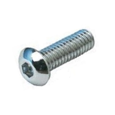 7380408050 M 8-1.25 x 50  Button Socket Head Cap Screw, Class 10.9 Chrome.  ISO 7380-1