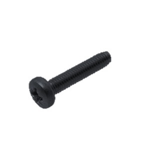 7500C304008 M 4-0.7 x 8  Pozi Pan Head Thread Forming Screw Steel, Black Zinc  DIN 7500 C