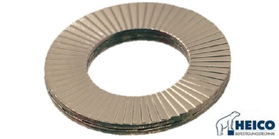 7797508002 M 8 or 5/16"  Wedge Lock Washer, Stainless Steel A4-70.   DIN 25201