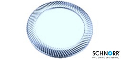 7798103001 M 3  Schnorr Ribbed Lock Washer, Steel Zinc Phosphate