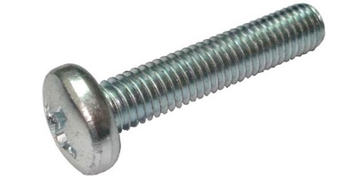 7985104008 M 4-0.7 x 8  Philips Pan Machine Screw, Class 4.8 Zinc.  DIN 7985