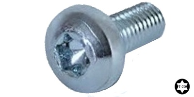 79851T04010 M 4-0.7 x 10  Torx Pan Machine Screw, Class 4.8 Zinc.  ISO 14583