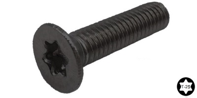 799109T018062 #10-24 x 9/16"  Flat Head Torx Drive Cap Screw, Alloy Plain.