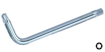9119T20001 T-20  Torx Wrench, CRV Steel Zinc.