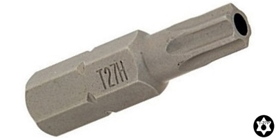 91199TP27001 T-27  Tamper Resistant Torx Bit, CRV Steel  DIN 3126 / ISO 1173