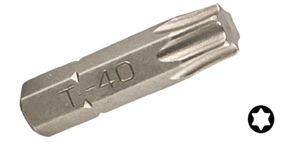 91199T40001 T-40 x 1"  Torx Bit, CRV Steel  DIN 3126 / ISO 1173