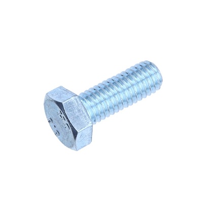 9338106008 M 6-1.0 x 8  Hex Cap Screw, Class 8.8 Zinc.  DIN 933 / ISO 4017 / JIS B 1180