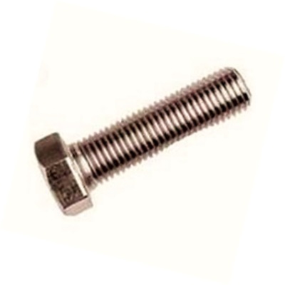 9339506010 M 6-1.0 x 10  Hex Cap Screw, Stainless Steel A2 70.  DIN 933 / ISO 4017