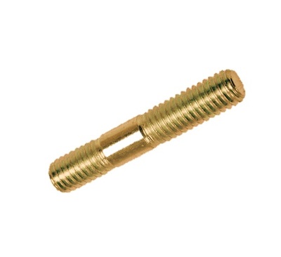 9399910048 M10-1.25 x 48  Double End Stud, Class 8.8 Zinc Yellow.