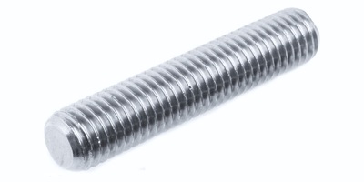 9768108030 M 8-1.25 x 30  Full Threaded Studs, Steel Zinc.