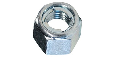 98091F10125 M10-1.25  FUJI Lock Nut, Class 6 Steel Zinc DIN 980M.