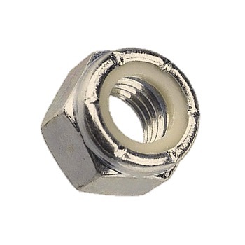 985959031001 5/16-18  Nylon Insert Lock Nut (NE), Stainless Steel (18-8).