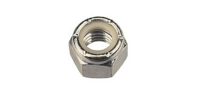 985959016001 # 8-32  Nylon Insert Lock Nut (NM), Stainless Steel (18-8).