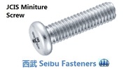 M 1.7-0.35 x 4   Philips Pan Head Machine Screw, Steel Nickel  JCIS 1070