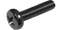 M 6-1.0 x 32   Small Cheese Head Philips Pan Machine Screw, Steel Black Oxide with Patch JIS B 1111