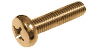 M 3-0.5 x 8   Small Cheese Head Philips Pan Machine Screw, Steel Zinc Yellow  JIS B 1111