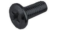 M 3-0.5 x 6  Philips Binding Machine Screw, Steel Black Zinc.   JIS B 1111