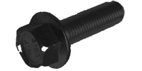 M 6-1.0 x 10  Hex Head Flange Bolt Small Head, Class 10.9 Plain  JIS B 1189.