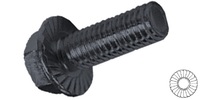 M 6-1.0 x 16  Hex Flange Bolt, Serrated Class 10.9 Black Oxide.    JIS B 1189