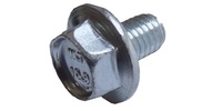 M 5-0.8 x 8  Hex Head Flange Bolt Small Head, Class 10.9 Zinc  JIS B 1189
