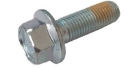 M 6-1.0 x 14  Hex Head Flange Bolt with Self-Locking Patch, Class 10.9 Zinc.    JIS B 1189