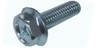 M 3-0.5 x 8  Hex Head Flange Bolt Small Head, Type 1, HRB71 Zinc.    JIS B 1189
