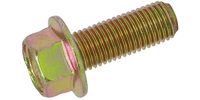 M 6-1.0 x 10  Hex Head Flange Bolt Small Head, Type 2, Class 10.9 Zinc Yellow.    JIS B 1189