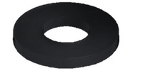 M 5  Flat Washer, Nylon Black