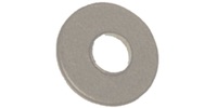 M 6 Shoulder Washer, Steel Nickel Plated