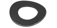 M 5  Wave Washer Steel Plain.  DIN 137 B
