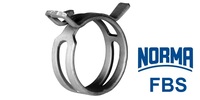 M17 Hose Clamp, Constant Tension Spring Band Clamp Steel/Zinc Phosphate