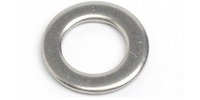 # 6  SAE Flat Washer, Stainless Steel (18-8).