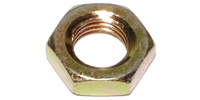 3/4-16  Hex Jam Nut, Steel, Grade 5 Zinc Yellow