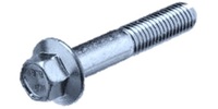 M 6-1.0 x 30  Hex Flange Bolt Large O.D., Class 10.9 Zinc.  IFI 536 / ISO 4162