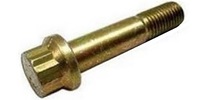 7/16-14 x 2&quot;  12 Point Flange Screw, Alloy Zinc Yellow IFI 115