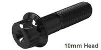 M 8-1.25 x 32  12 Point Flange Screw, Class 10.9 Black Zinc.