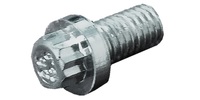 M 8-1.25 x 35  12 Point Flange Screw, Class 10.9 Chrome.