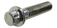 M 8-1.25 x 35  12 Point Flange Screw, Class 10.9 Chrome.