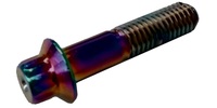 M 6-1.0 x 30  12 Point Flange Screw, Class 10.9 Neochrome PVD