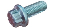 M12-1.50 x 25  Chromoly 4340, Ultra High Strength, Zinc Nickel 12 Point Flange Bolts with Patch