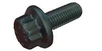 M 6-1.0 x 12  Chromoly 4340, Ultra High Strength, Black Zinc Nickel 12 Point Flange Bolts